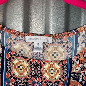 London times patterned dress